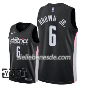 Kinder NBA Washington Wizards Trikot Troy Brown Jr. 6 2018-19 Nike City Edition Schwarz Swingman